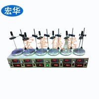 宏華儀器HJ-6A六聯(lián)恒溫磁力加熱攪拌器