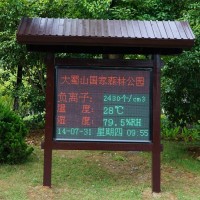LED大屏幕負氧離子顯示測量儀