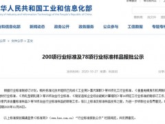 200項(xiàng)行業(yè)標(biāo)準(zhǔn)及78項(xiàng)行業(yè)標(biāo)準(zhǔn)樣品公示中，涉及分析檢測(cè)儀器